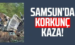 Samsun'da korkunç kaza: Uçuruma yuvarlandı