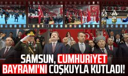 Samsun, Cumhuriyet Bayramı'nı coşkuyla kutladı!