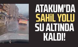 Samsun Atakum'da sahil yolu su altında kaldı!