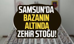 Samsun'da bazanın altında zehir stoğu!