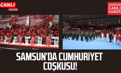 Samsun'da Cumhuriyet Bayramı kutlamaları - CANLI YAYIN