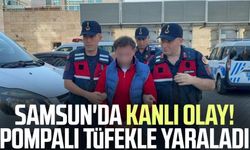 Samsun'da kanlı olay! Pompalı tüfekle yaraladı
