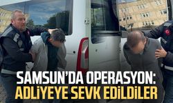 Samsun'da zehir operasyonu: 2 zanlı adliyede