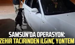 Samsun'da operasyon: Zehir tacirinden ilginç yöntem