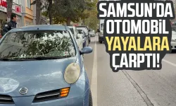 Samsun'da otomobil yayalara çarptı!