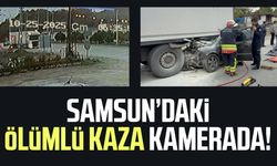 Samsun'da Sercan Saraç'ın öldüğü kaza kamerada!