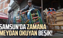 Samsun'da zamana meydan okuyan beşik!