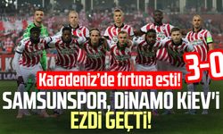 Samsunspor, Dinamo Kiev'i ezdi geçti! 3-0