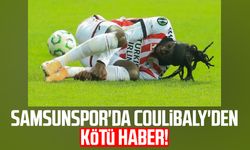 Samsunspor'da Tanguy Coulibaly'den kötü haber!