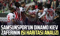 Samsunspor’un Dinamo Kiev zaferinin ısı haritası analizi