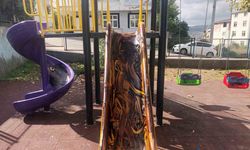 Canik’te parklara zarar verildi