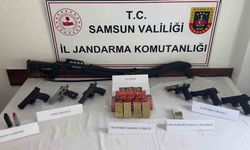 Samsun’da jandarmadan silah ve uyuşturucu operasyonu