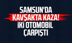 Samsun'da Yeşildere Mahallesi kavşağında kaza!