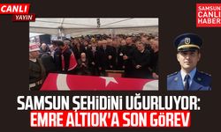 Samsun şehidini uğurluyor: Emre Altıok'a son görev
