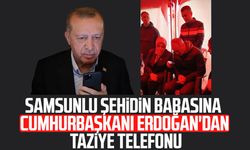 Cumhurbaşkanı Erdoğan'dan, Samsunlu şehit Emre Altıok'un babasına taziye telefonu