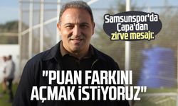 Samsunspor'da Fuat Çapa: "Puan farkını açmak istiyoruz"