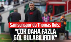 Samsunspor'da Thomas Reis: "Çok daha fazla gol bulabilirdik"
