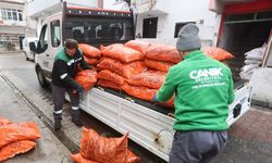 Canik Belediyesi’nden yakacak desteği