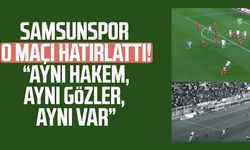 Samsunspor o maçı hatırlattı! "Aynı hakem, aynı gözler, aynı VAR"
