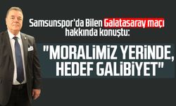 Samsunspor'da Veysel Bilen: "Moralimiz yerinde, hedef galibiyet"
