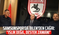 Samsunspor'da Veysel Bilen'den çağrı: "Islık değil, destek zamanı"