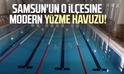 Samsun'un o ilçesine modern yüzme havuzu