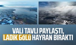 Vali Tavlı paylaştı, Ladik Gölü hayran bıraktı