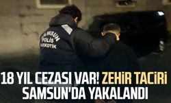 18 yıl cezası var! Zehir taciri Samsun'da yakalandı