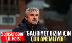 Samsunspor T.D. Thomas Reis: "Galibiyet bizim için çok önemliydi"