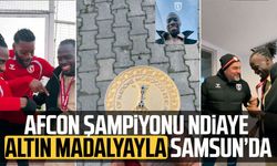 AFCON şampiyonu Cherif Ndiaye altın madalyayla Samsun’da