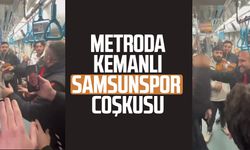 Metroda kemanlı Samsunspor coşkusu