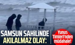 Samsun sahilinde akılalmaz olay: Yunus Timleri'nden müdahale!