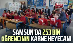 Samsun'da 253 bin öğrencinin karne heyecanı