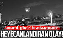 Samsun'da meteor heyecanı