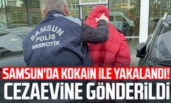 Samsun'da kokain ile yakalandı! Cezaevine gönderildi