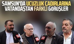 Samsun'da ucuzluk çadırlarına vatandaştan farklı görüşler