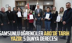 Türk öğrencilerden küresel sanat başarısı: Samsunlu öğrenciler ABD'de 5 dünya derecesi kazandı