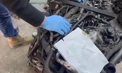 Samsun'da 13 gümrük kaçağı otomobil motoru ele geçirildi