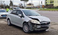 Samsun'da trafik kazası: 2 araçta maddi hasar oluştu