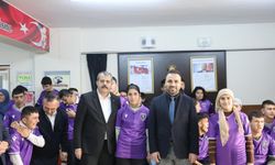 Vezirköprü'de özel öğrencilere Samsunspor forması sürprizi