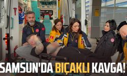 Samsun'da bıçaklı kavga: 2 yaralı