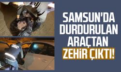 Samsun'da durdurulan araçtan zehir çıktı! Gözaltına alındı