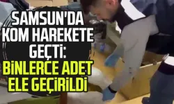 Samsun'da kaçak tütün mamulü operasyonu: 4 şüpheli yakalandı