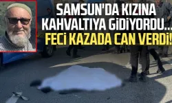 Kızına kahvaltıya giderken feci son: Kaza anı güvenlik kamerasında