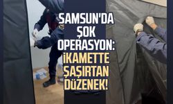 Samsun'da şok operasyon: İkamette şaşırtan düzenek!