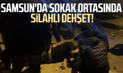 Samsun'da sokak ortasında silahla vurulan genç yaralandı
