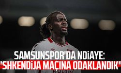 Samsunspor'da Cherif Ndiaye: "Shkendija maçına odaklandık"