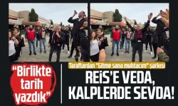 Samsunspor taraftarlarından Thomas Reis'e duygusal veda