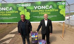 Çiftçilere yonca tohumu desteği