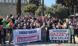 Samsun'dan Gazze'ye bin selam